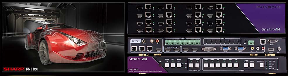 Sharp PN-H701 and SMART AVI Switcher Matrix /></td>
  </tr>
  <tr>
    <td  colspan=